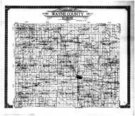 Wayne County Outline Map, Wayne County 1910